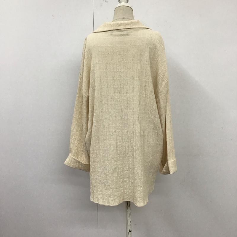 ザラ ZARA ジャケット、上着 ジャケット、ブレザー 1165 320 712 L 無地 アイボリー / アイボリー / レディース USED 古着 中古 10122033
