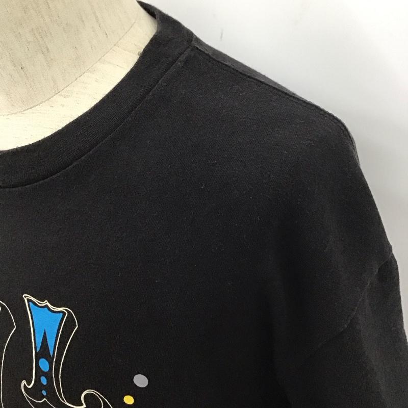 テンダーロイン TENDERLOIN Tシャツ 半袖 半袖カットソー プリントTシャツ クルーネックカットソー L プリント 黒 / ブラック /  メンズ USED 古着 中古 10109807