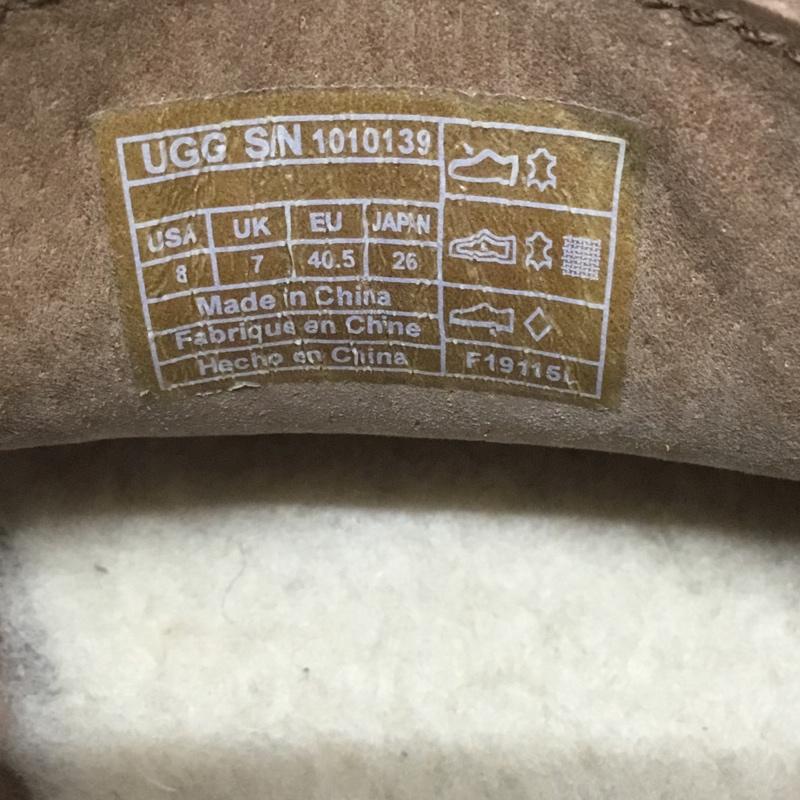 アグ UGG カジュアルシューズ カジュアルシューズ 1010139 タッセル モカシン 26cm US:8 ロゴ、文字 茶 / ブラウン / メンズ USED 古着 中古 10110156