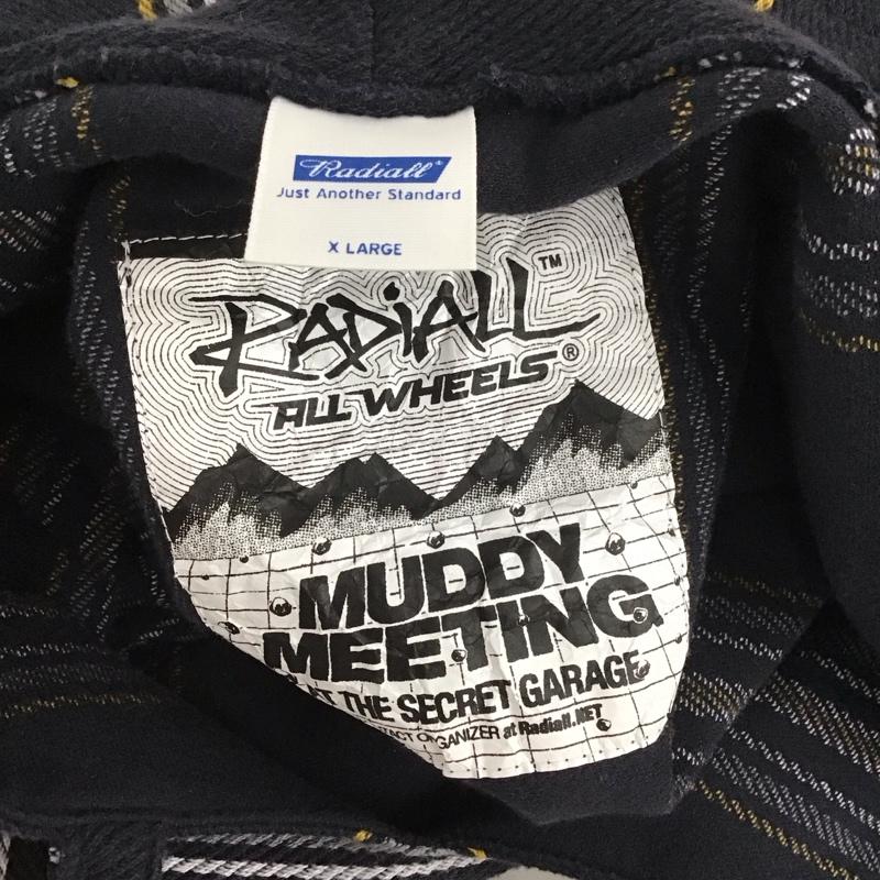 ラディアル RADIALL パーカー 長袖 メキシカンパーカー Vネック 長袖パーカー XL ストライプ マルチカラー / マルチカラー /  メンズ USED 古着 中古 10125292