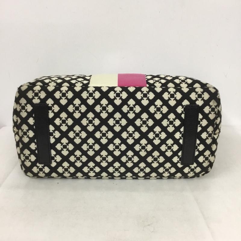 ケイトスペード Kate Spade トートバッグ トートバッグ 総柄 黒 / ブラック / X 白 / ホワイト / X 桃 / ピンク / レディース USED 古着 中古 10140047