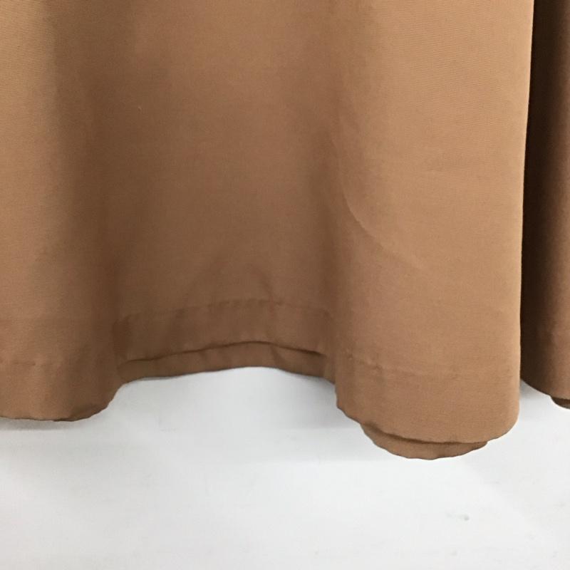 ユナイテッドアローズグリーンレーベルリラクシング UNITED ARROWS green label relaxing スカート ひざ丈スカート 3524-165-2111 CS T/C グログラン タック スカート 36 無地 ベージュ / ベージュ / レディース USED 古着 中古 10133806
