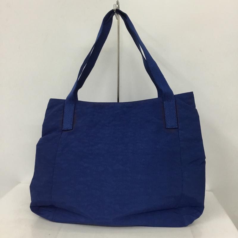 キプリング kipling トートバッグ トートバッグ K1661810J Pravia ゴリラ ロゴ、文字 青 / ブルー / レディース USED 古着 中古 10131861