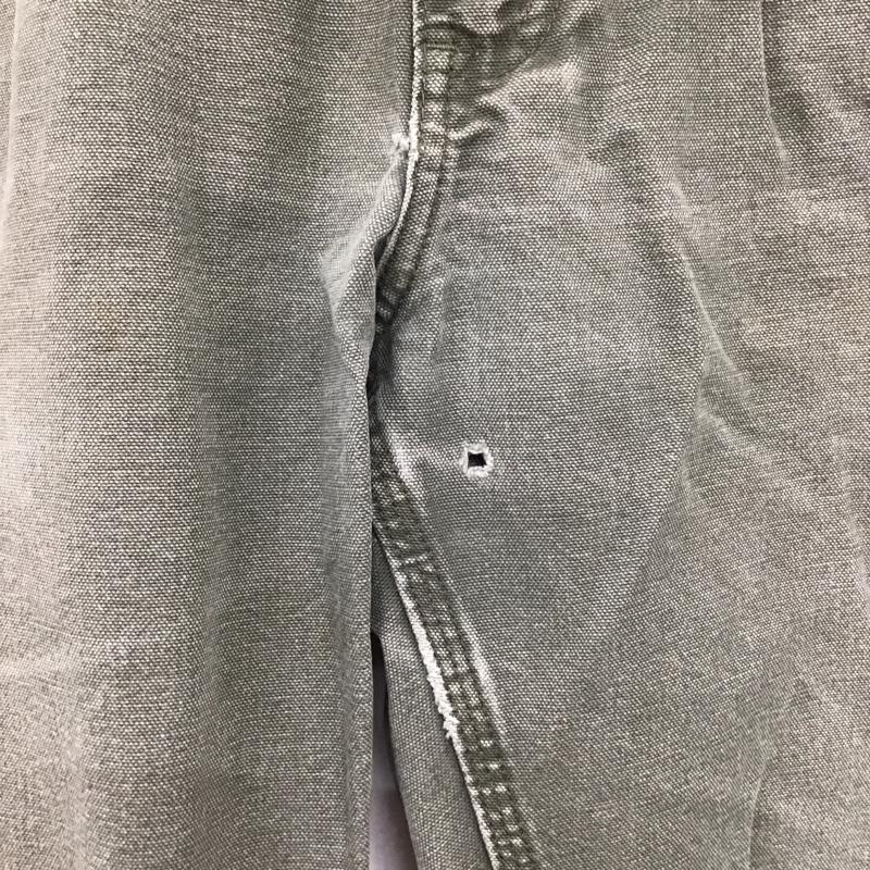 カーハート Carhartt パンツ ワークパンツ、ペインターパンツ B11MOS 35×32 ロゴ、文字 カーキ / カーキ /  メンズ USED 古着 中古 10123670