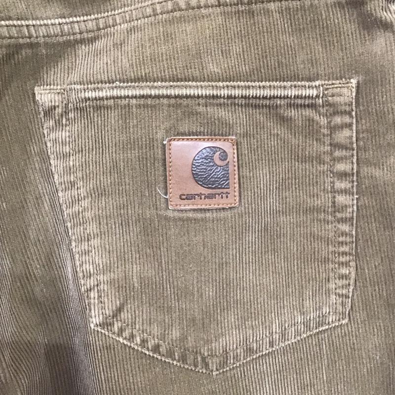 カーハート Carhartt ボトムス ボトムス コーデュロイパンツ 32×32 32 ワンポイント 茶 / ブラウン / メンズ USED 古着 中古 10119833