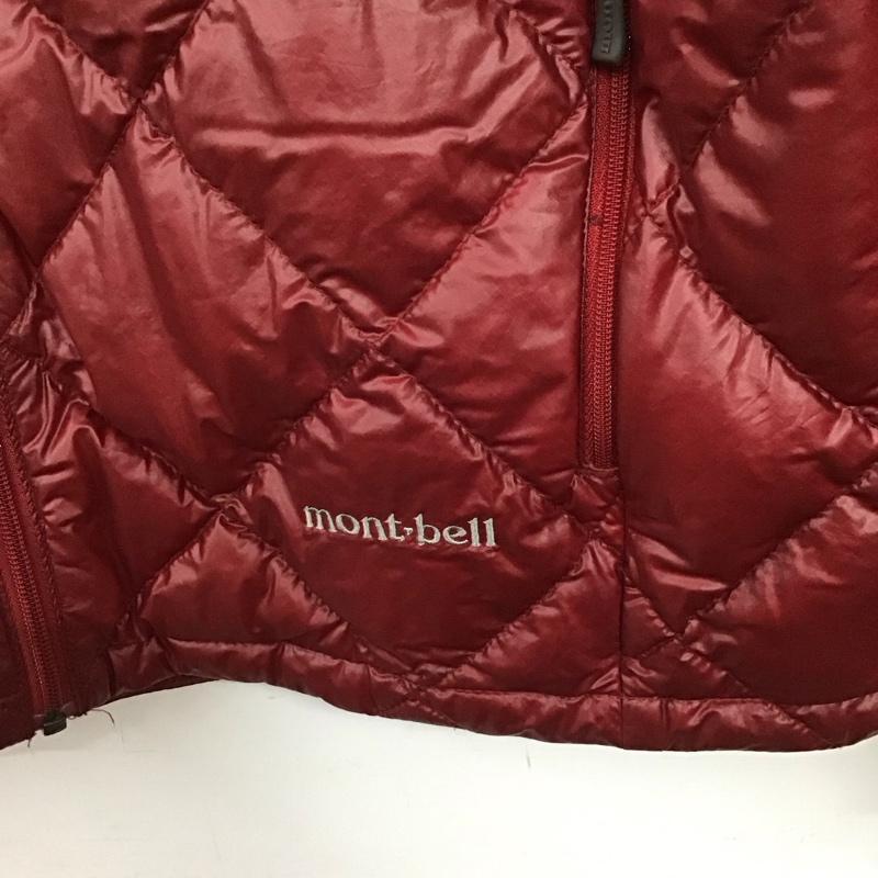 モンベル mont-bell ジャケット、上着 ダウンジャケット 1101375 U.L.ダウンジャケット L 無地 赤 / レッド / レディース USED 古着 中古 10137388