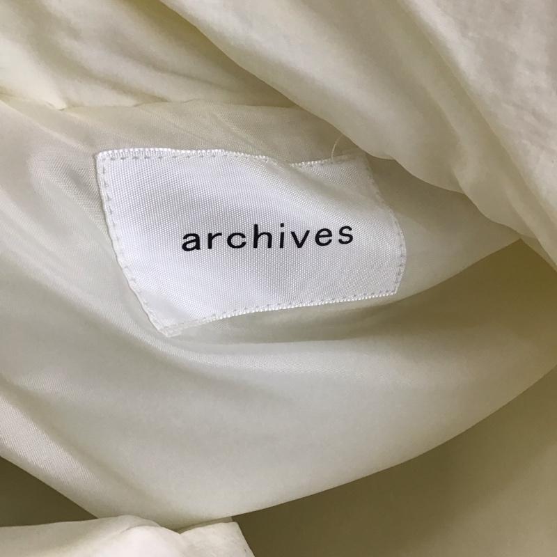 アルシーヴ archives ジャケット、上着 ジャンパー、ブルゾン M 無地 白 / ホワイト / レディース USED 古着 中古 10124038