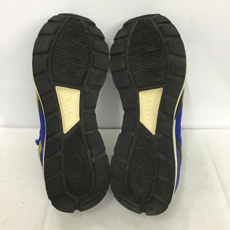 ディアドラ DIADORA スニーカー スニーカー 1012637 ローカット 27cm 27.0cm ロゴ、文字 青 / ブルー / X 黄 / イエロー / メンズ USED 古着 中古 10136384