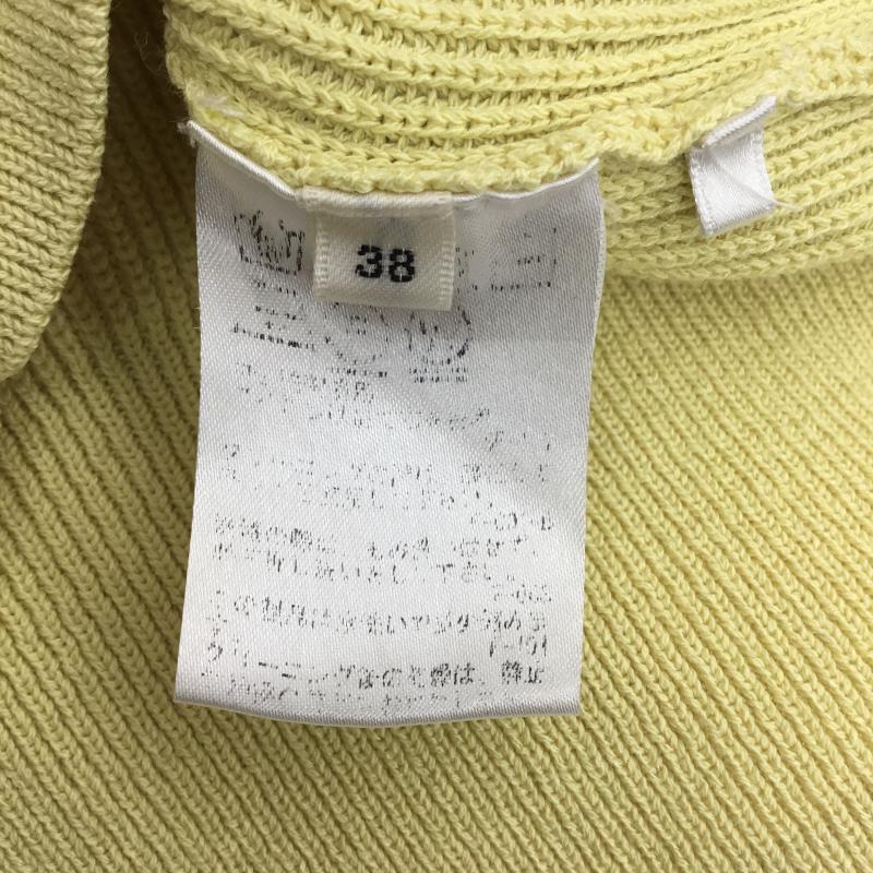 ロペ ROPE ニット、セーター 長袖 38 無地 黄 / イエロー / レディース USED 古着 中古 10139804