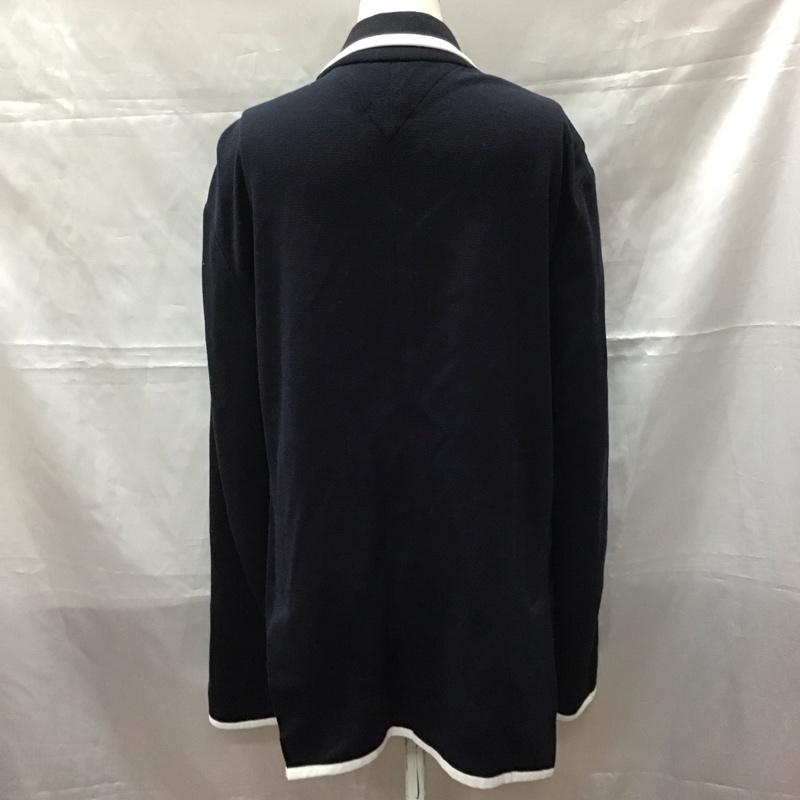 トミーヒルフィガー TOMMY HILFIGER ジャケット、上着 ジャケット、ブレザー 11-4511107-040 L ワンポイント 紺 / ネイビー / X 白 / ホワイト / レディース USED 古着 中古 10112410
