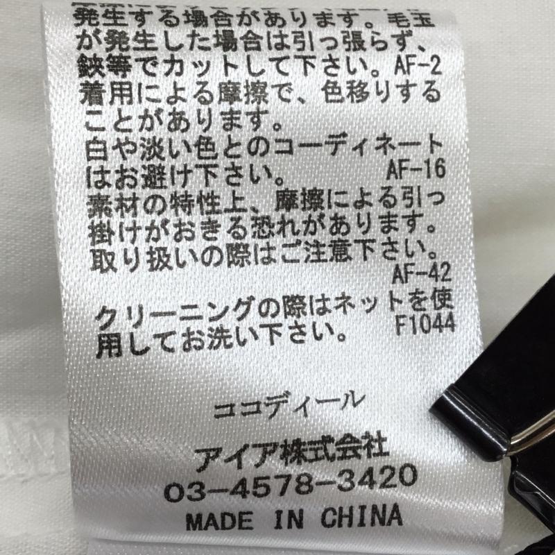 ココ ディール COCO DEAL カットソー 半袖 2 無地 白 / ホワイト / レディース USED 古着 中古 10134736