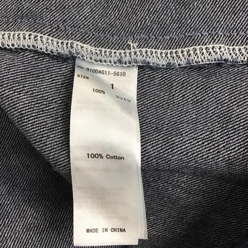 マウジー MOUSSY ワンピース ロングスカート 010DAG11-5610 PUFF SLEEVE DENIM DRESS デニム 長袖 1 無地 インディゴ / インディゴ / レディース USED 古着 中古 10144431