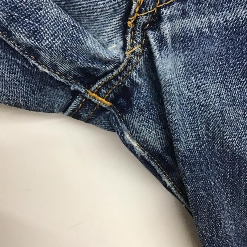 リーバイストラウスアンドコー Levi Strauss & co. パンツ デニム、ジーンズ デニムパンツ ワイドパンツ カジュアルパンツ 36 ダメージ加工 インディゴ / インディゴ / メンズ USED 古着 中古 10127114