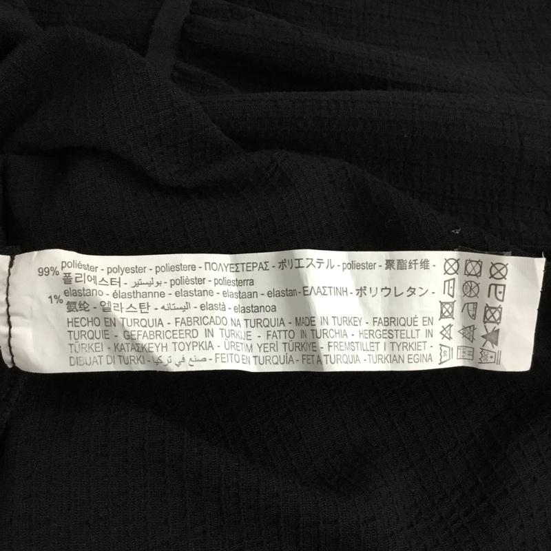 ザラ ZARA ワンピース ロングスカート 長袖ワンピース ロングワンピース ロングスリーブワンピース フレアスカート S 無地 黒 / ブラック / レディース USED 古着 中古 10110033