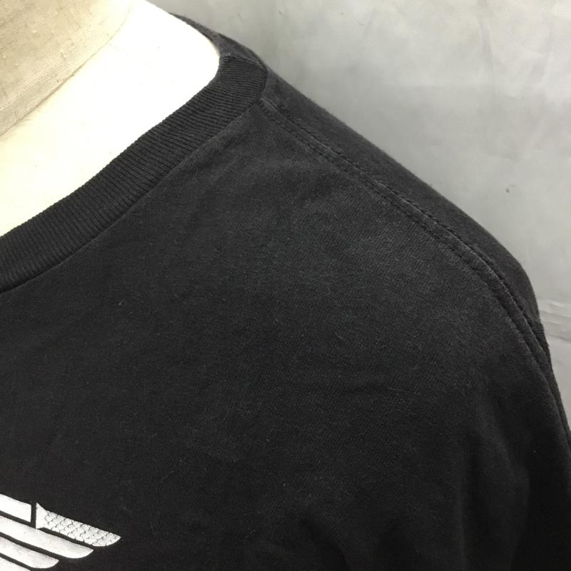 ハーレーダビッドソン Harley-Davidson Tシャツ 半袖 半袖カットソー プリントTシャツ クルーネックカットソー ロゴ、文字 黒 / ブラック / メンズ USED 古着 中古 10106486