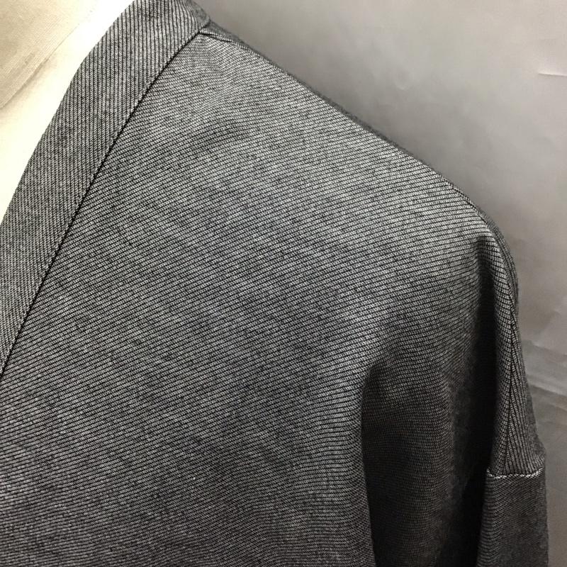 アズールバイマウジー AZUL BY MOUSSY カーディガン 長袖 長袖カーディガン 長袖カットソー ノーカラージャケット 前開カーディガン M 無地 灰 / グレー / メンズ USED 古着 中古 10113236