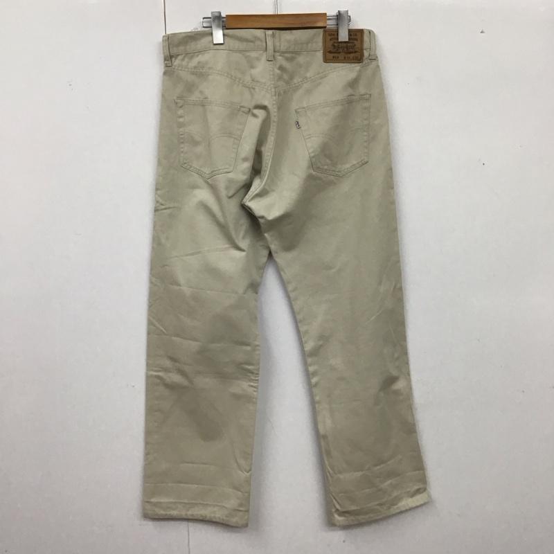 リーバイス Levi s パンツ デニム、ジーンズ 34インチ 無地 ベージュ / ベージュ /  メンズ USED 古着 中古 10123343