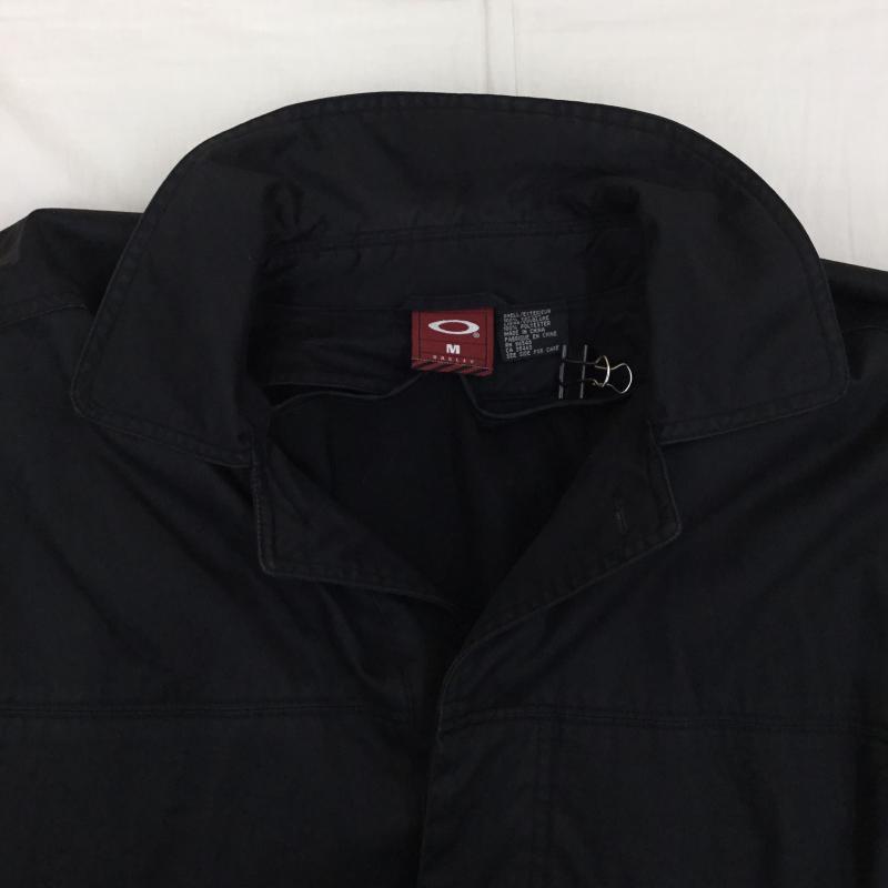 オークリー OAKLEY コート トレンチコート M 無地 黒 / ブラック / メンズ USED 古着 中古 10138272