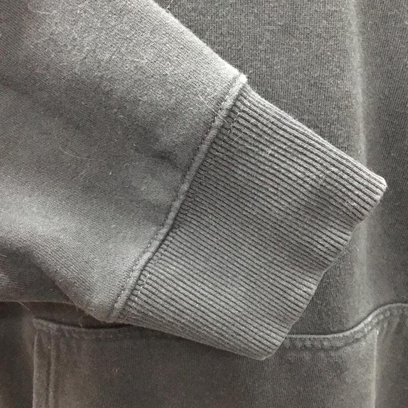 ステューシー STUSSY パーカー 長袖 長袖パーカー フード付きパーカー プリントスウェット トレーナー XL ロゴ、文字 黒 / ブラック /  メンズ USED 古着 中古 10120078