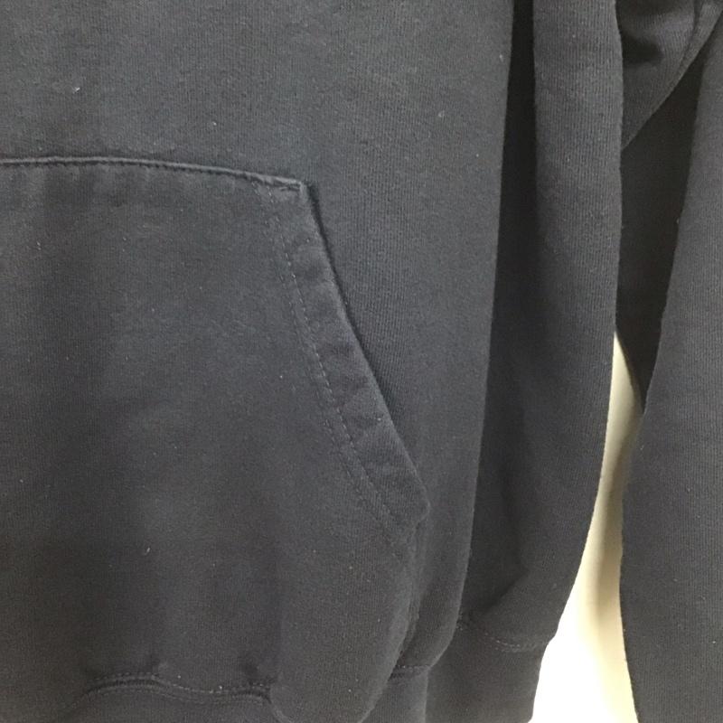 チャンピオン Champion パーカー 長袖 長袖パーカー プルオーバーパーカー スウェット L ロゴ、文字 紺 / ネイビー / メンズ USED 古着 中古 10138188