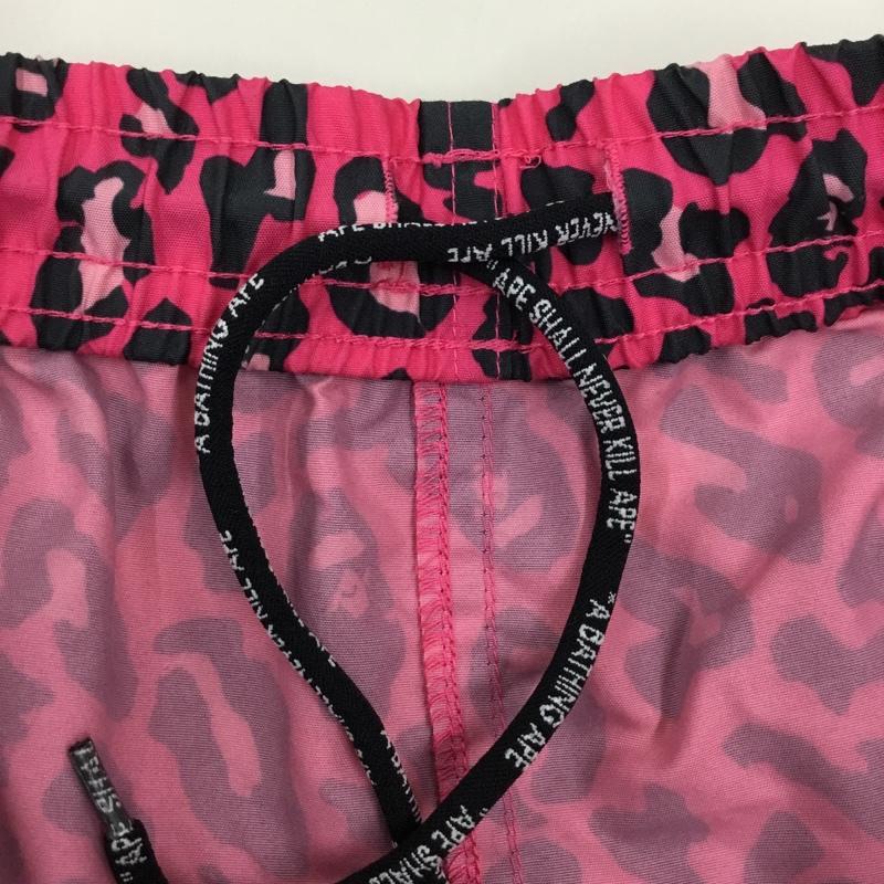 アベイシングエイプ A BATHING APE パンツ ショートパンツ ショートパンツ ハーフパンツ カジュアルパンツ XL 総柄 マゼンタ / マゼンタ /  メンズ USED 古着 中古 10121697