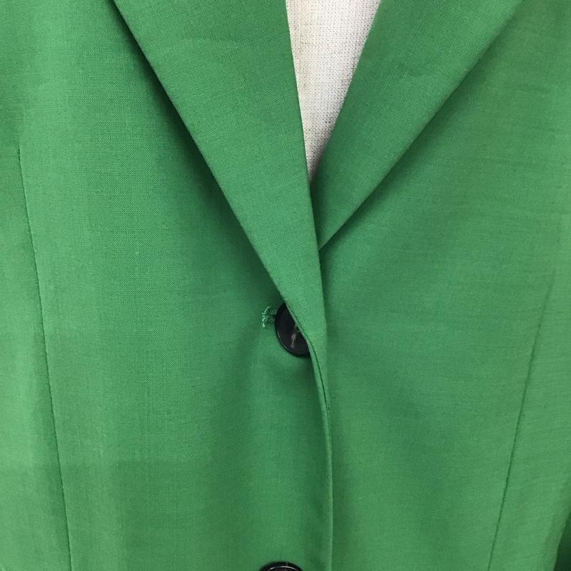 ザラ ZARA ジャケット、上着 ジャケット、ブレザー 3030 457 500 テーラード S 無地 緑 / グリーン / レディース USED 古着 中古 10113513