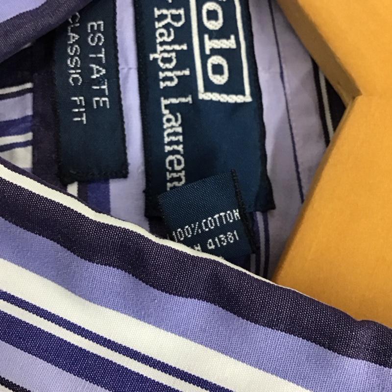 ポロバイラルフローレン Polo by RALPH LAUREN シャツ、ブラウス 長袖 長袖シャツ ストライプシャツ カラーシャツ L ストライプ マルチカラー / マルチカラー / メンズ USED 古着 中古 10140316