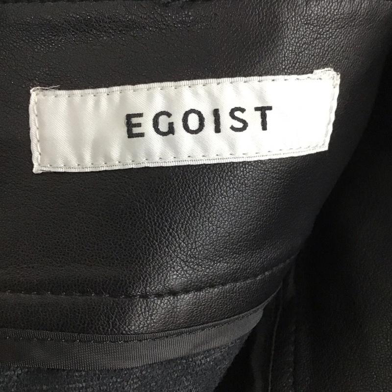 エゴイスト EGOIST パンツ ショートパンツ 120123709002 フェイクレザーサイドレースアップショートパンツ 1 無地 黒 / ブラック / レディース USED 古着 中古 10129337