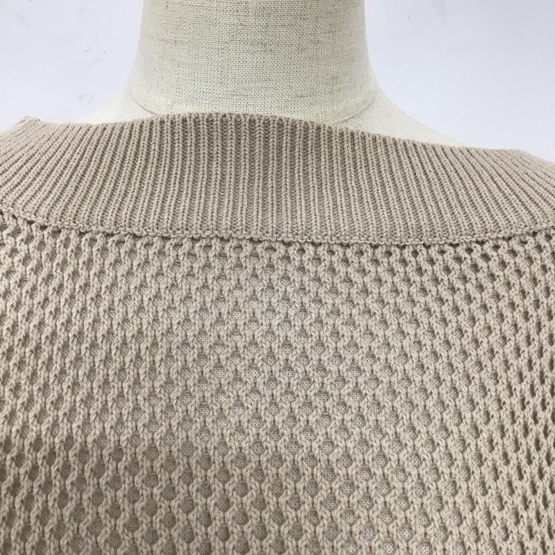 ジーナシス JEANASIS ニット、セーター 長袖 JS063403MC メッシュ FREE 無地 ベージュ / ベージュ /  レディース USED 古着 中古 10106964