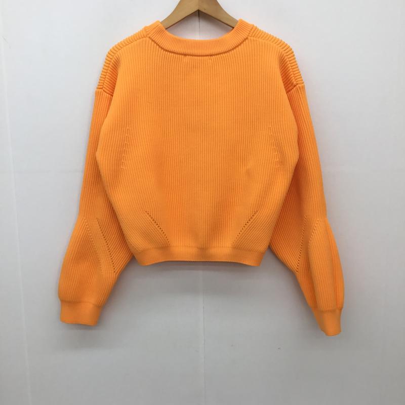 マウジー MOUSSY ニット、セーター 長袖 FREE 無地 橙 / オレンジ / レディース USED 古着 中古 10137778