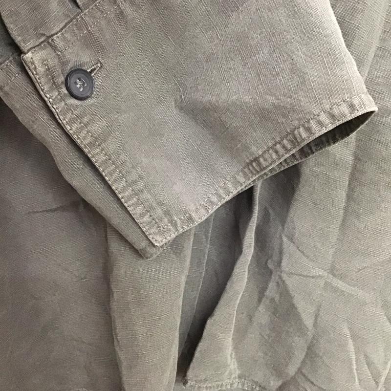 ザラ ZARA シャツ、ブラウス 長袖 M 無地 チャコールグレー / チャコールグレー / レディース USED 古着 中古 10139397