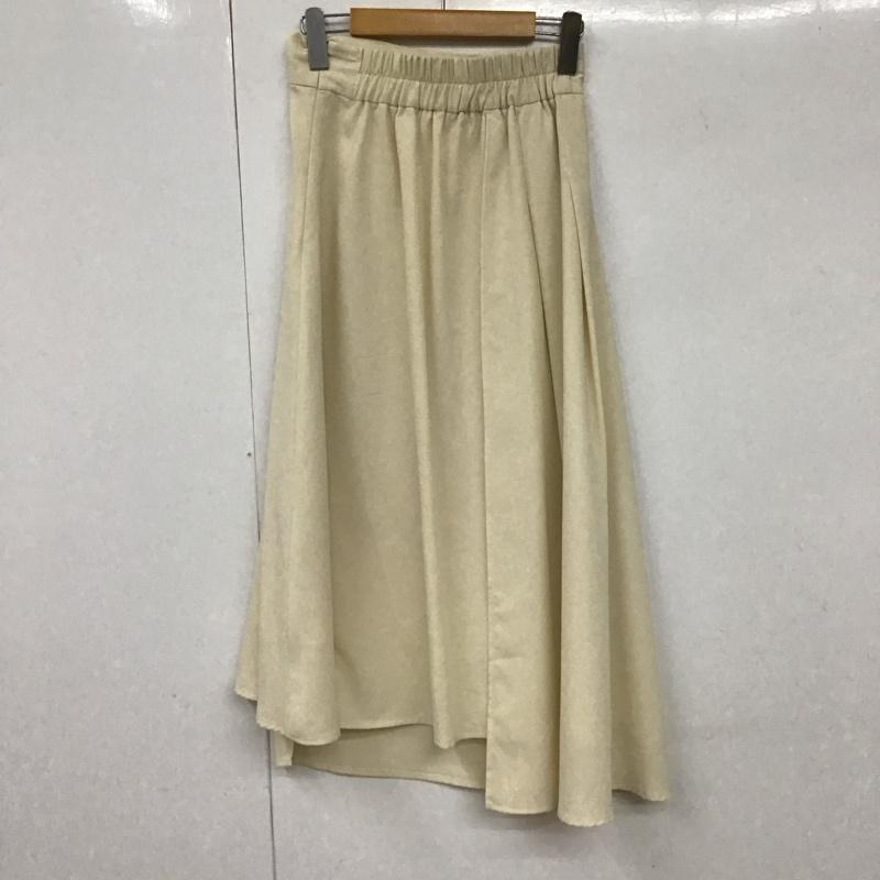 ロペピクニック ROPE PICNIC スカート ロングスカート ロングスカート フレアスカート カジュアルスカート 38 無地 ベージュ / ベージュ / レディース USED 古着 中古 10130925
