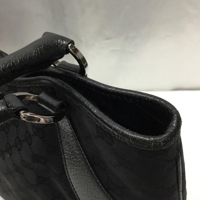 グッチ GUCCI トートバッグ トートバッグ 113016 GGキャンバス 総柄 黒 / ブラック / レディース USED 古着 中古 10107606