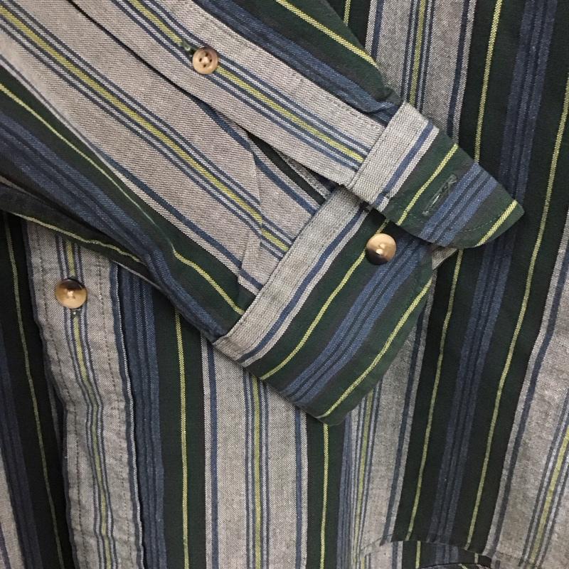 ノーティカ NAUTICA シャツ、ブラウス 長袖 長袖シャツ ストライプシャツ カラーシャツ ボタンダウンシャツ M ストライプ マルチカラー / マルチカラー / メンズ USED 古着 中古 10132900