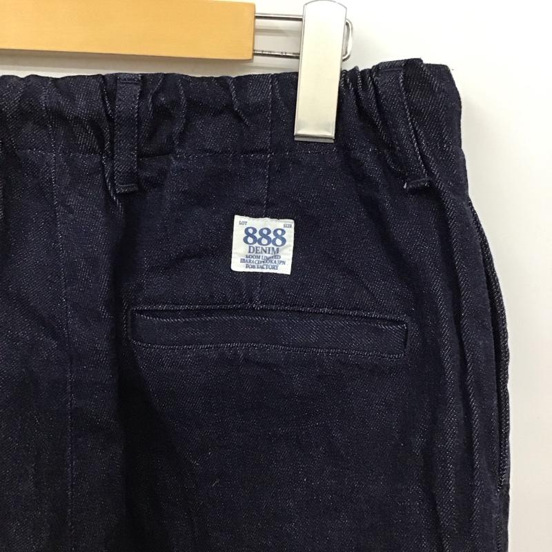 エフオービーファクトリー FOB FACTORY パンツ デニム、ジーンズ デニムパンツ ワイドパンツ カジュアルパンツ 4 無地 インディゴ / インディゴ / メンズ USED 古着 中古 10134689