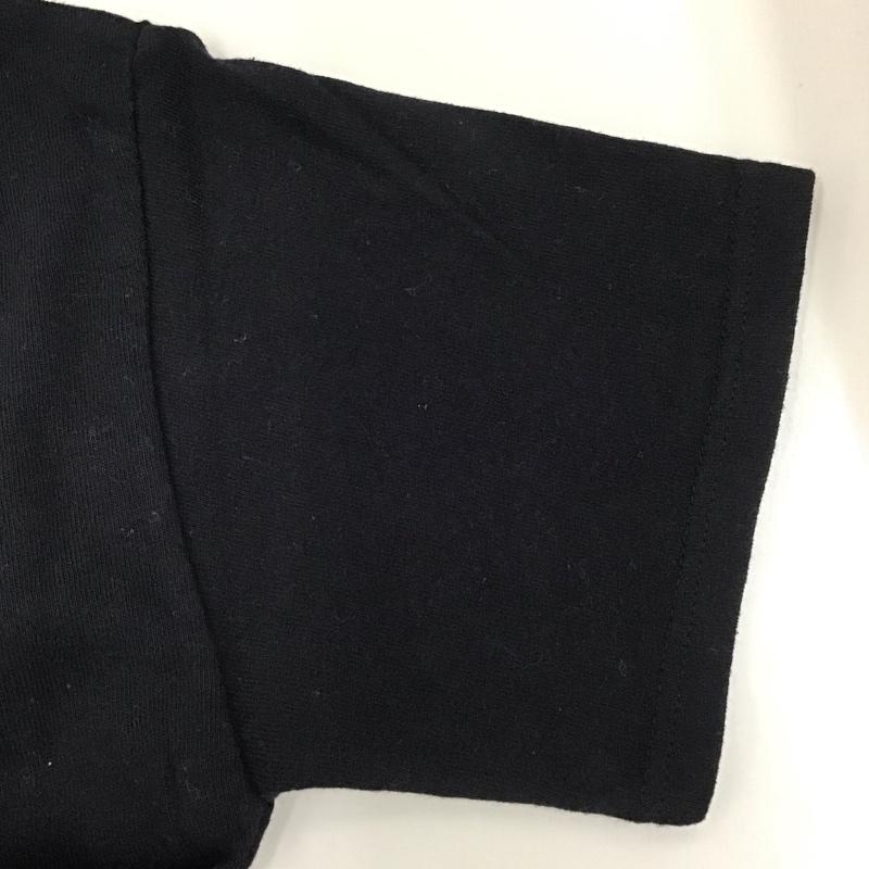 ザラ ZARA Tシャツ 半袖 半袖カットソー プリントTシャツ クルーネックカットソー L プリント 黒 / ブラック /  メンズ USED 古着 中古 10113199