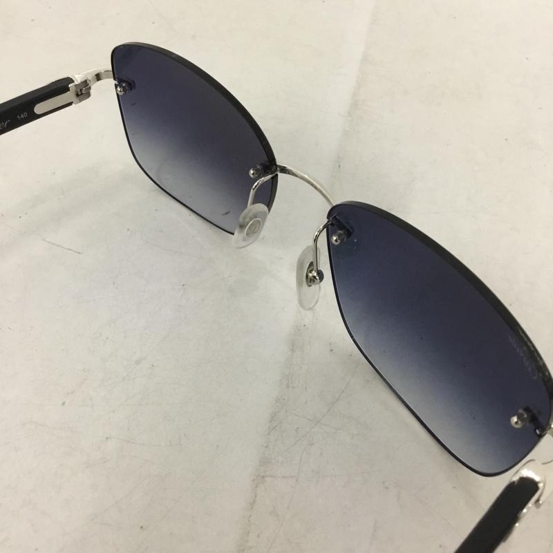 カルティエ Cartier めがね・サングラス サングラス CT0227S グラデーション ロゴ、文字 紺 / ネイビー / レディース USED 古着 中古 10138341