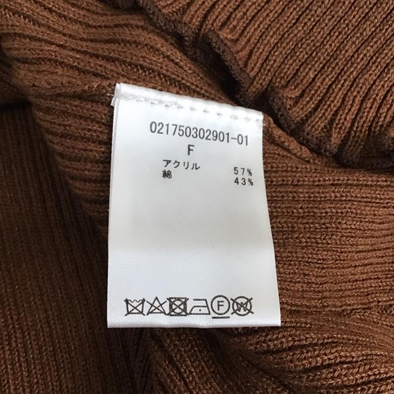 ダズリン dazzlin ワンピース ミニスカート FREE 無地 茶 / ブラウン / レディース USED 古着 中古 10121476
