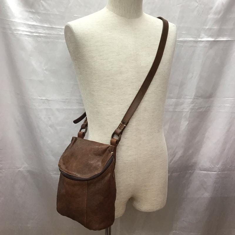 ゲンテン genten ショルダーバッグ ショルダーバッグ レザー 無地 茶 / ブラウン / レディース USED 古着 中古 10115446