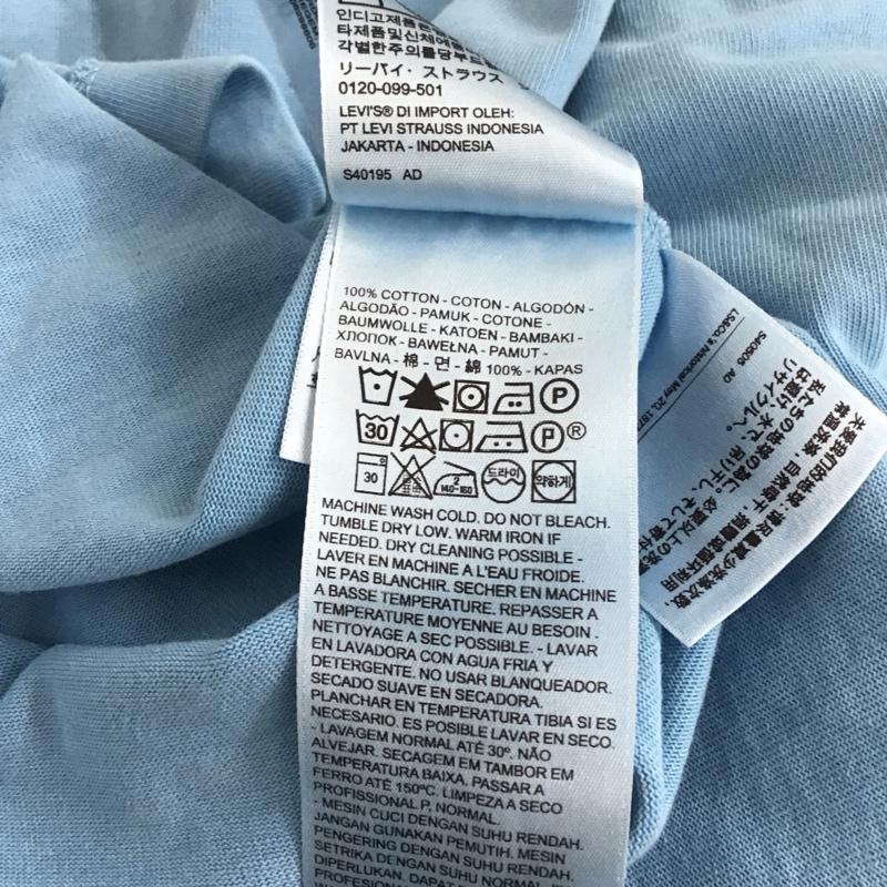 リーバイス Levi s Tシャツ 長袖 S 無地 水色 / ライトブルー / レディース USED 古着 中古 10133251