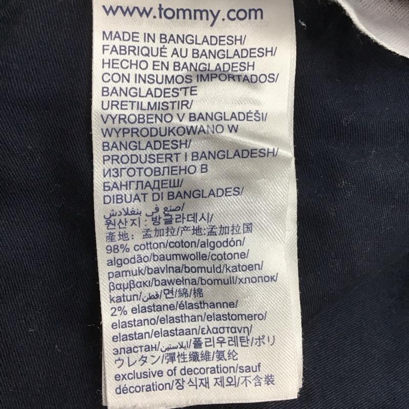 トミーヒルフィガー TOMMY HILFIGER パンツ スラックス M045740032 ストレッチ チノ 無地 紺 / ネイビー / メンズ USED 古着 中古 10129117