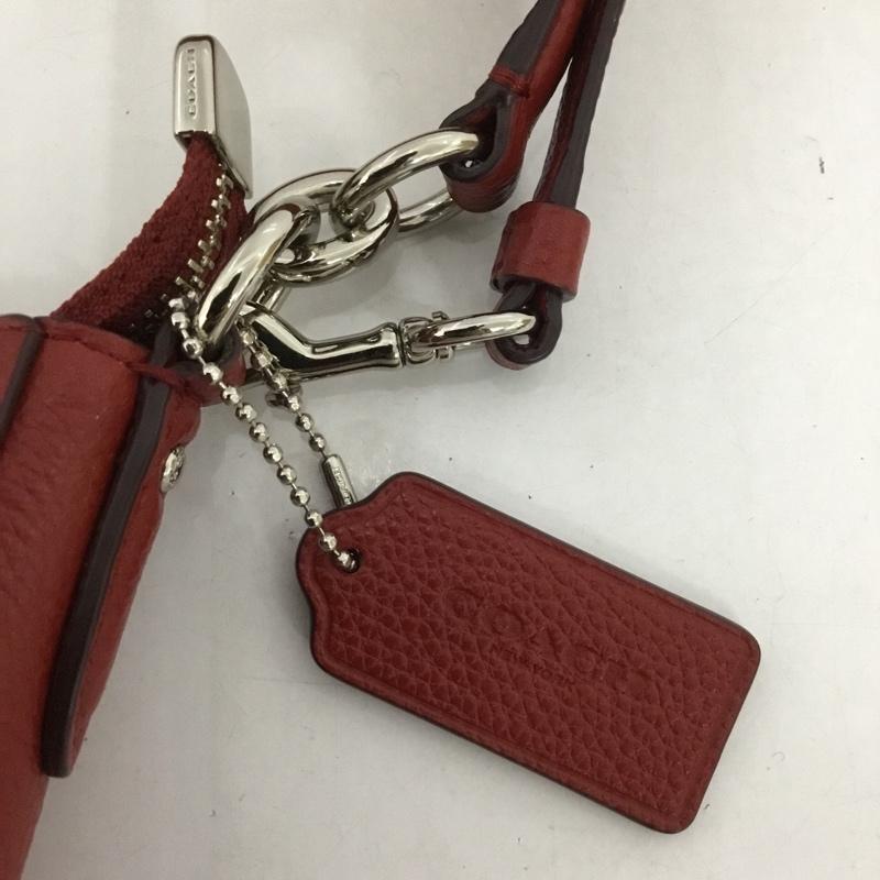 コーチ COACH ショルダーバッグ ショルダーバッグ G1680 56819 2WAY ハンドバッグ ロゴ、文字 赤 / レッド / レディース USED 古着 中古 10124412