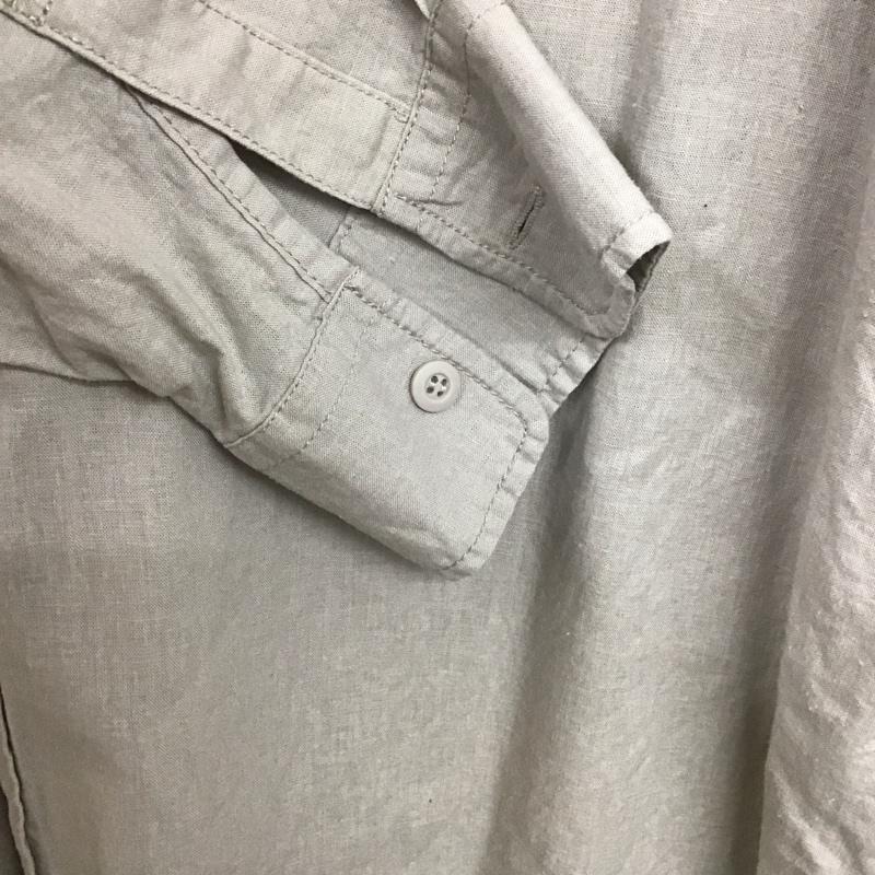 ジーナシス JEANASIS シャツ、ブラウス 長袖 JS063239TS FREE 無地 ベージュ / ベージュ / レディース USED 古着 中古 10139526
