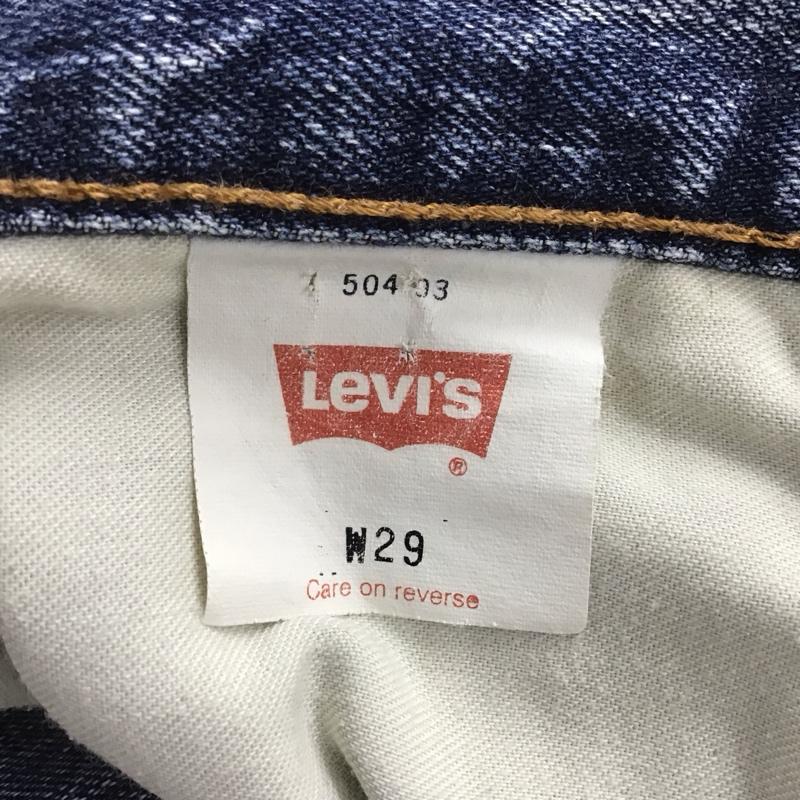 リーバイストラウスアンドコー Levi Strauss & co. パンツ デニム、ジーンズ デニムパンツ ストレートパンツ ワイドパンツ カジュアルパンツ 29インチ 無地 インディゴ / インディゴ /  メンズ USED 古着 中古 10124210