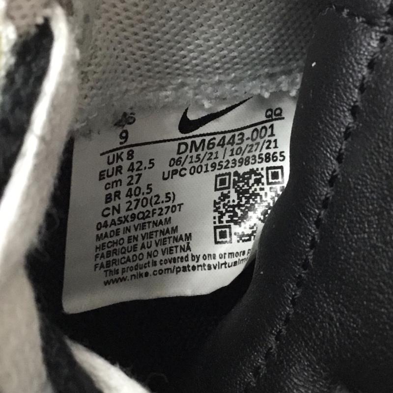 ナイキ NIKE スニーカー スニーカー DM6443-001 BLAZER LOW SACAI 27cm 27.0cm ロゴ、文字 黒 / ブラック / X 白 / ホワイト / メンズ USED 古着 中古 10113696