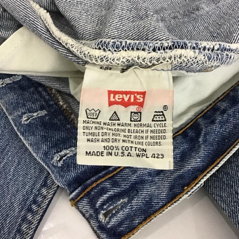 リーバイストラウスアンドコー Levi Strauss & co. パンツ デニム、ジーンズ デニムパンツ ワイドパンツ カジュアルパンツ 32インチ 無地 インディゴ / インディゴ / メンズ USED 古着 中古 10128716