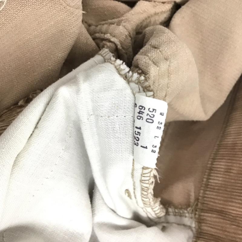 リーバイス Levi s パンツ デニム、ジーンズ コーデュロイパンツ ワイドパンツ カジュアルパンツ 32インチ 無地 ベージュ / ベージュ / メンズ USED 古着 中古 10148496