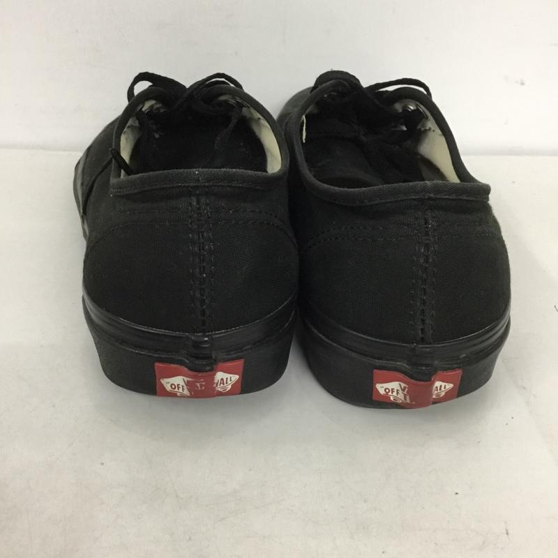バンズ VANS スニーカー スニーカー 721356 AUTHENTIC 26.5cm 26.5cm ロゴ、文字 黒 / ブラック / メンズ USED 古着 中古 10130771