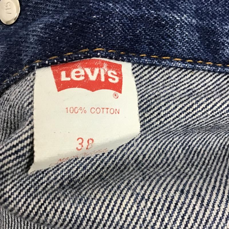 リーバイス Levi s ジャケット、上着 ジャンパー、ブルゾン デニムジャケット Gジャン 90s USA製 38 無地 インディゴ / インディゴ / メンズ USED 古着 中古 10105676