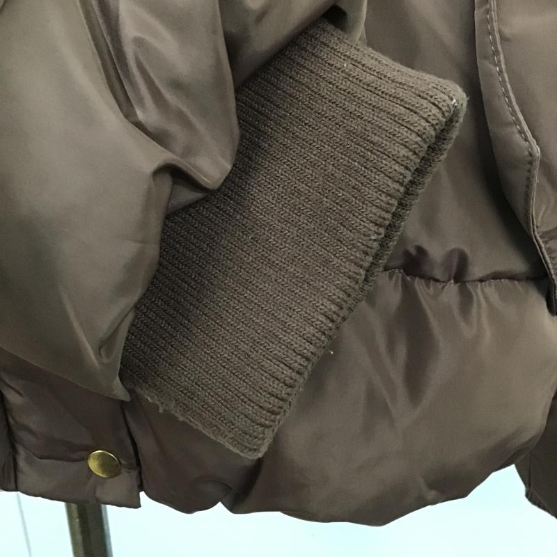 マジェスティックレゴン MAJESTIC LEGON ジャケット、上着 ジャンパー、ブルゾン 1086071047 カラーエコダウン ジップアップジャケット フード付きダウンジャケット M 無地 茶 / ブラウン / レディース USED 古着 中古 10105622